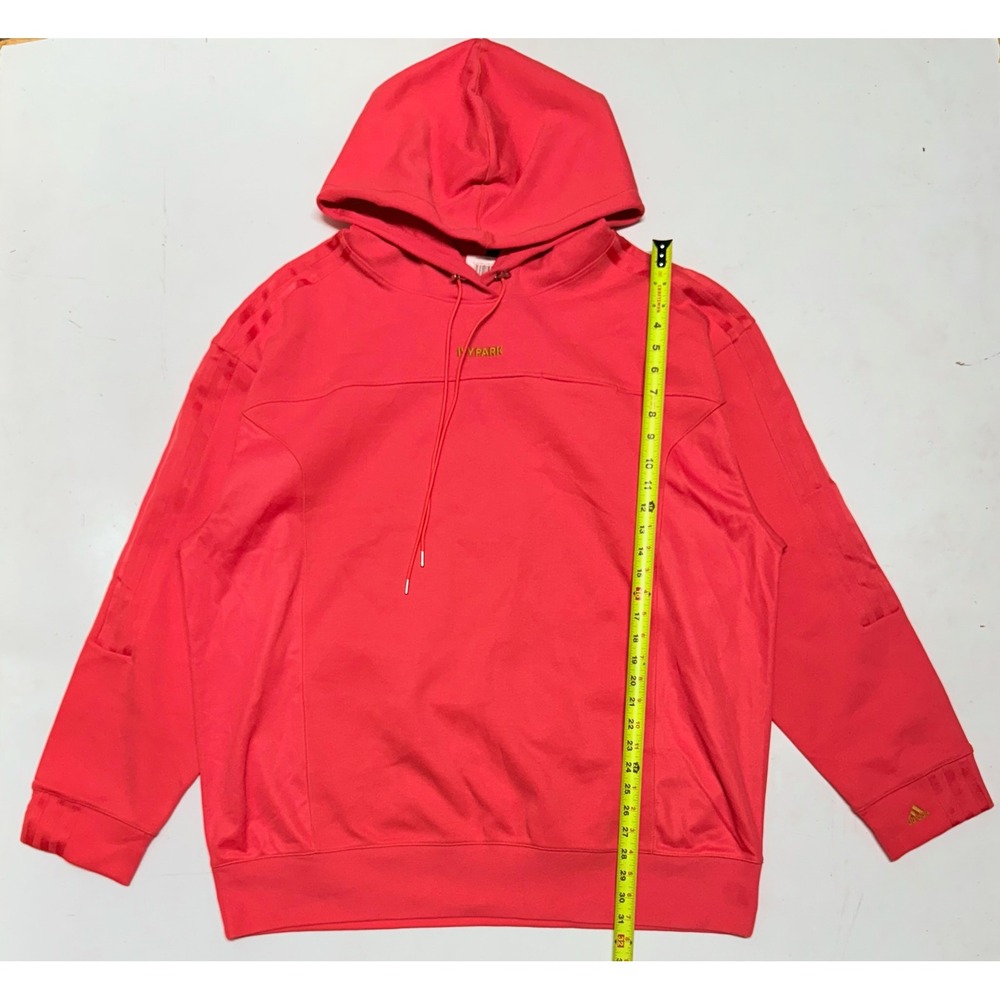 Adidas x Ivy Park Real Coral‎ Hoodie Sweatshirt Unisex XL NWT Oversized